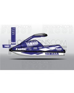 Yamaha  - SuperJet - Gen 1 - Square Nose - Graphic Kit EY0021OSJ