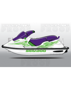 SEADOO SP, SPI, SPX, XP GENERATION 2 - 1994 TO 1999 - GRAPHIC KIT - ES0027SPX