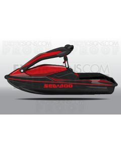 SEADOO 3D - 2005 TO 2007 - GRAPHIC KIT - ES0003S3D