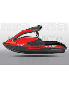 SEADOO 3D - 2005 TO 2007 - GRAPHIC KIT - ES0006S3D