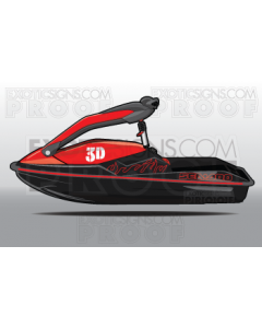 SEADOO 3D - 2005 TO 2007 - GRAPHIC KIT - ES0007S3D